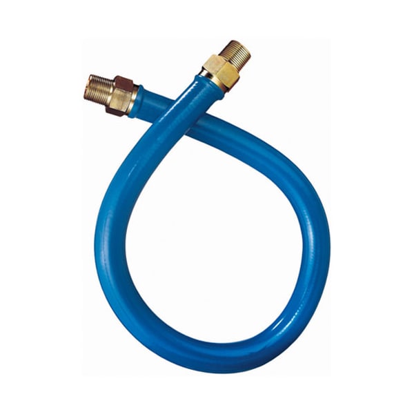 Coated Gas Connector 3/4" Mpt X 60"